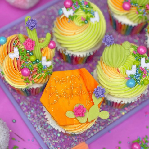 OUTboss Expressions - Trendy Happy Birthday - Regular Size: Regular Size