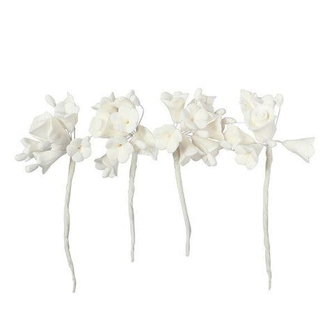 Mini White Flower Spray