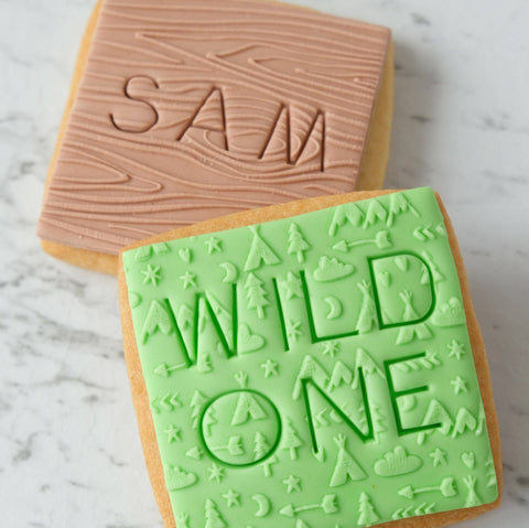 SweetStamp - Skinny Message - Uppercase, symbols & Holder