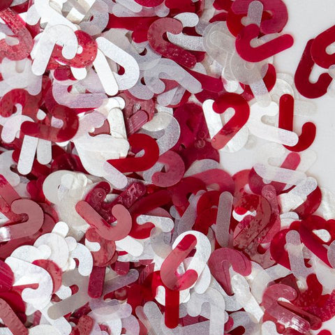 Candy Cane Edible Glitter Shapes by PME