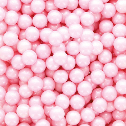 Edible Cake Sprinkles - Pink Large Pearls