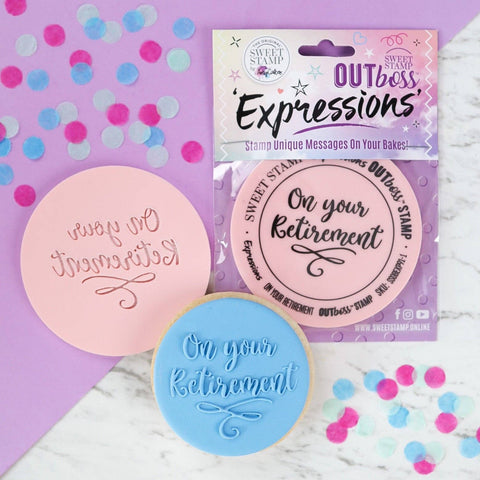 OUTboss Expressions - On your Retirement - Regular Size: Regular Size