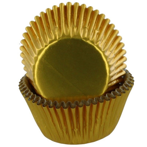 Gold Foil Cupcake Cases