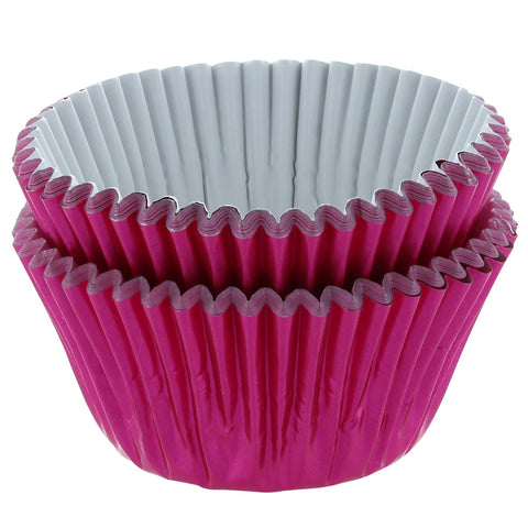 Pink Foil Cupcake Cases