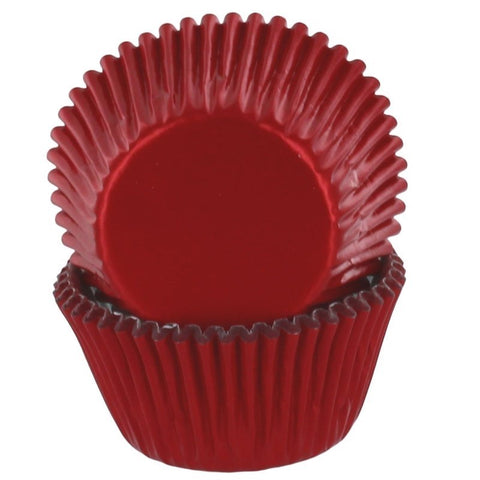 Red Foil Cupcake Cases