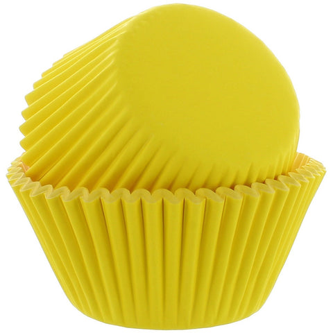 Cupcake Cases Pack of 50 - Yellow