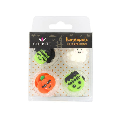 Cute Halloween Sugar Decorations Pack of 12
