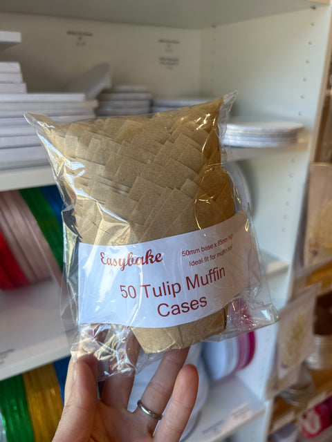 Caramel Brown Muffin Wrap Cases