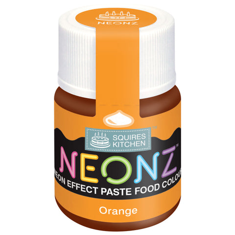 Orange NEONZ Paste Colour by Squires Kitchen