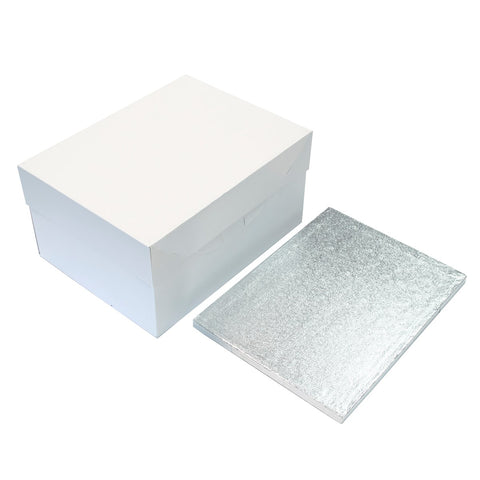 Oblong Cake Board and Box