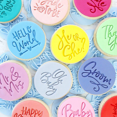 Thank You - Sweet Stamp Cookie/Cupcake Embosser