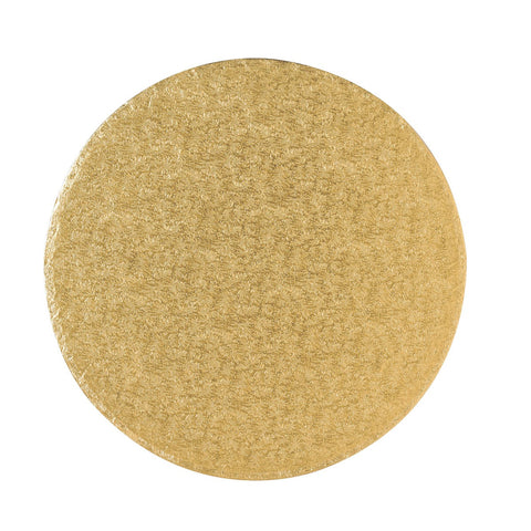 Round Gold Cake Drum