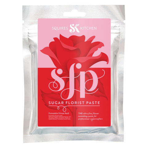 Squires Kitchen Florist Paste Poinsettia Red