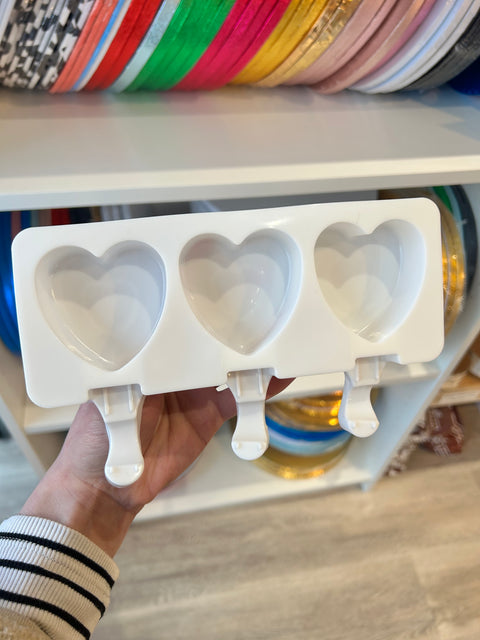 Chocolate Heart Cakesicle Mould