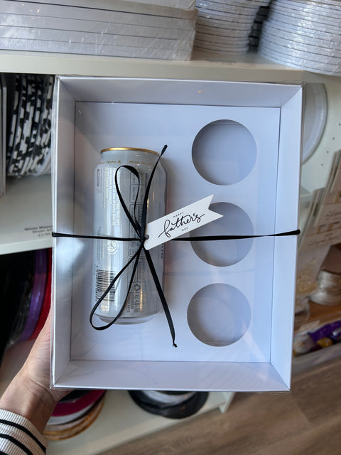 Hamper Box - 440ml can and 3 Cupcake
