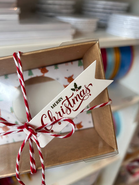 Merry Christmas with Holly Gift Tag