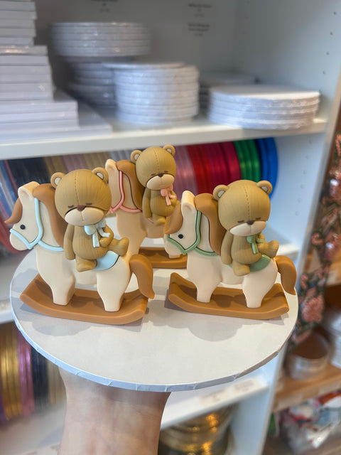 Rocking Horse Teddy Bear Toppers