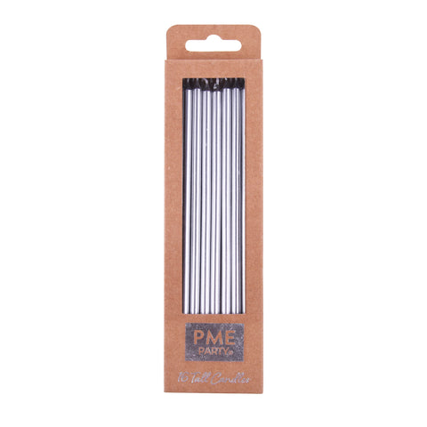Silver Tall Candles by PME
