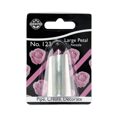 Large Petal/Ruffle Piping Nozzle #123 by Jem