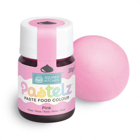 Pink Pastelz Paste Colour by Squires Kitchen