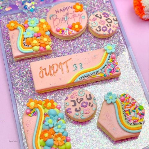 OUTboss Expressions - Trendy Happy Birthday - Regular Size: Regular Size