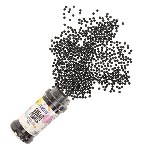 Black Sugar Pearl Sprinkles 4mm by PME