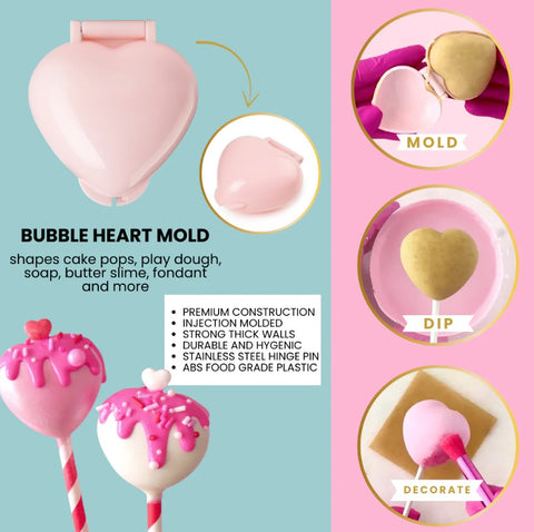 Bubble Heart Cake Pop Mould