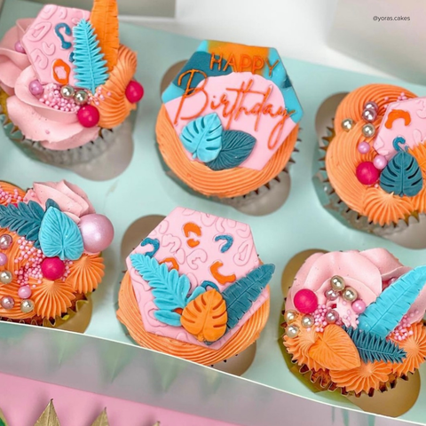 OUTboss Expressions - Trendy Happy Birthday - Regular Size: Regular Size