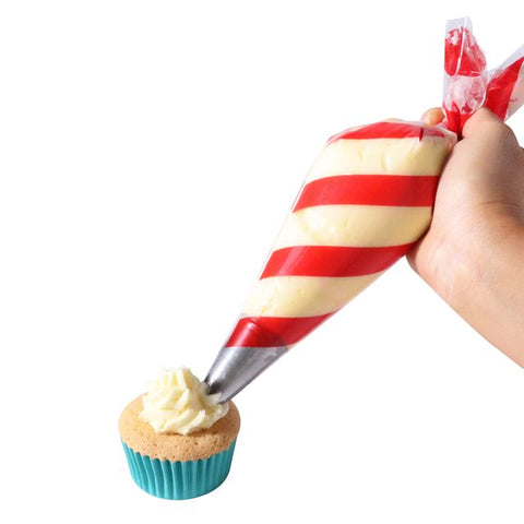 Candy Stripe Piping Bags Pack of 12