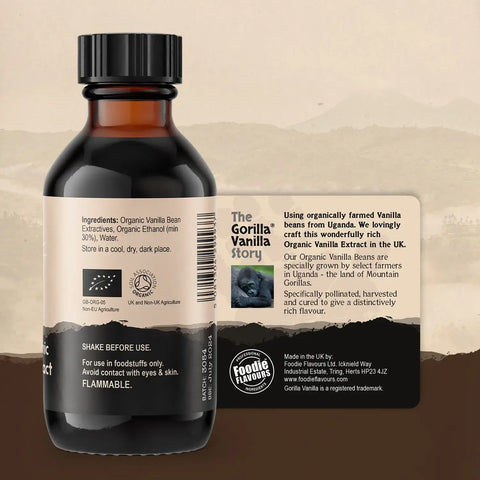 Gorilla Vanilla - Organic Vanilla Extract 100ml