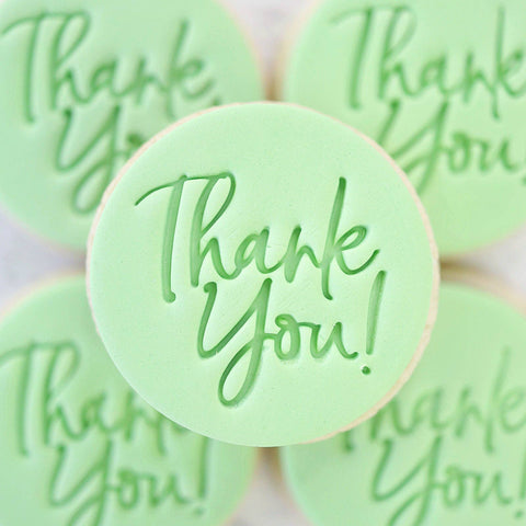 Thank You - Sweet Stamp Cookie/Cupcake Embosser
