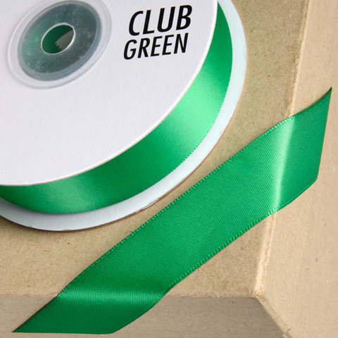 Green 15mm Satin Ribbon