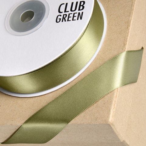 Moss Green 15mm Satin Ribbon