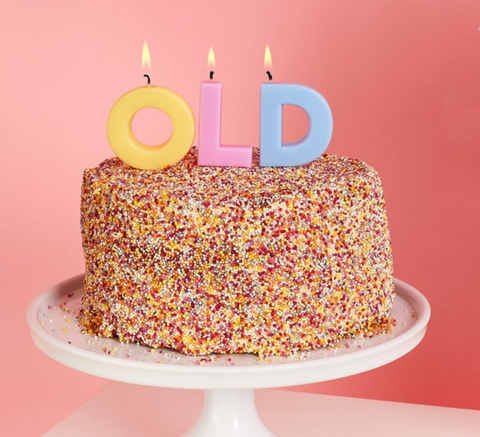 'OLD' Wax Candle