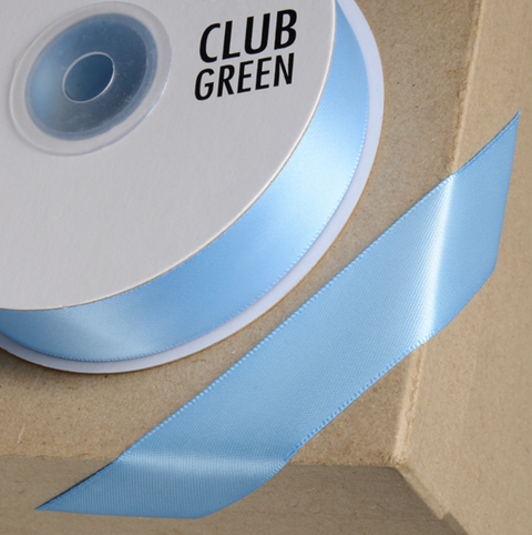 Sky Blue 15mm Satin Ribbon