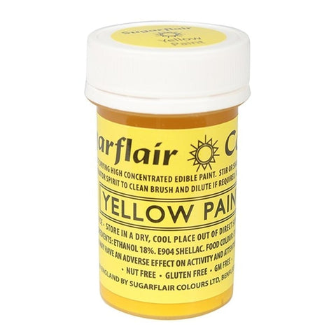 Yellow Edible Paint by Sugarflair