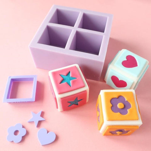 Sweet Stamp Build A Block Silicone Mould