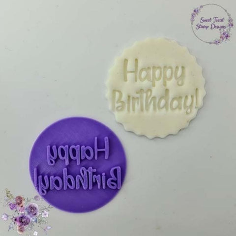 Happy Birthday Cupcake Embosser Style 2 by Sweet Treats