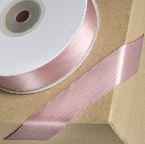 Taupe 15mm Satin Ribbon