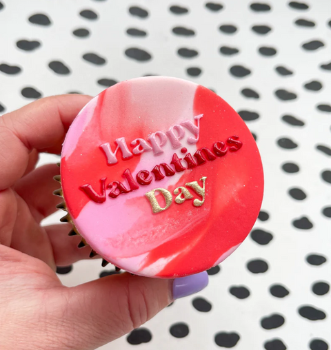 Happy Valentines Day Bubble Outboss by Sweet Stamp