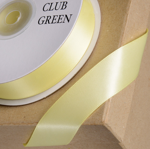 Yellow 15mm Satin Ribbon