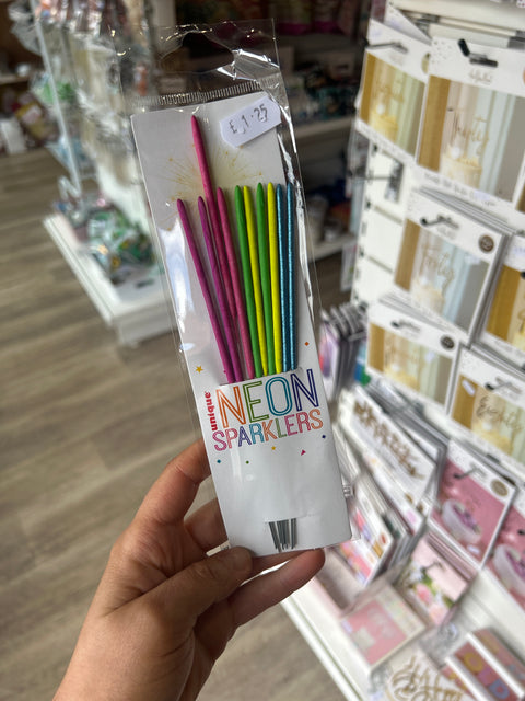 Neon Mini Sparklers