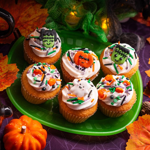 Cute Halloween Sugar Decorations Pack of 12