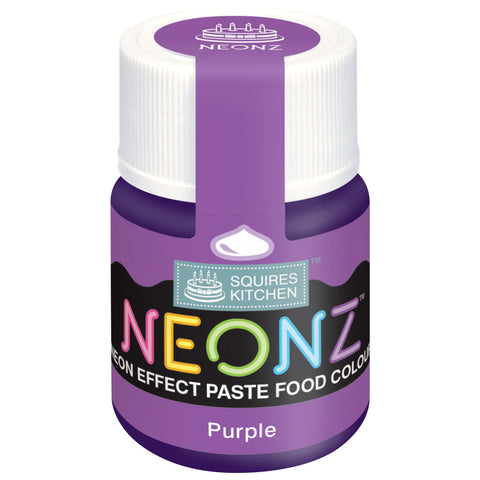 Purple NEONZ Paste Colour by Squires Kitchen