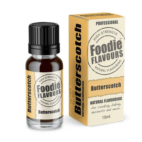 Foodie Flavours Butterscotch Natural Flavouring - 15ml