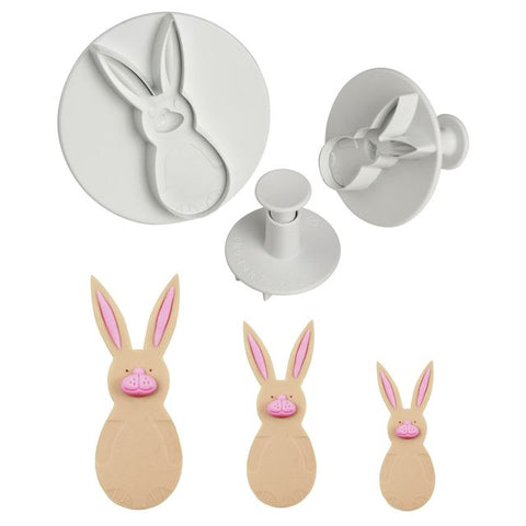 Plunger Rabbit Rabbit Plunger Cutters Set of 3 by PME – Windsor Cakecraft