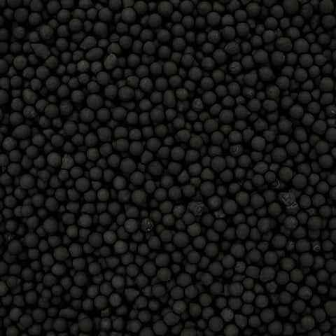 Edible Cake Sprinkles - Matt Black 100s & 1000s