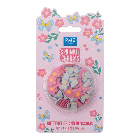 Butterflies & Blossoms Sprinkle Charms by PME