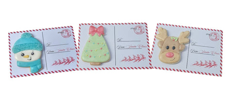 Cookie from Santa Treat Bag with Postcard
