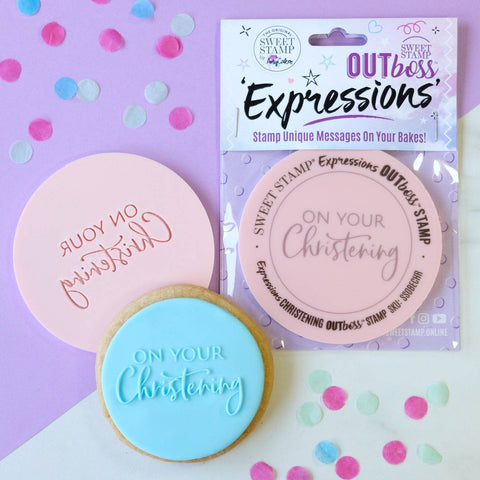 OUTboss Expressions - On your Christening - Regular Size: Regular Size